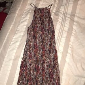 Halter mid length dress